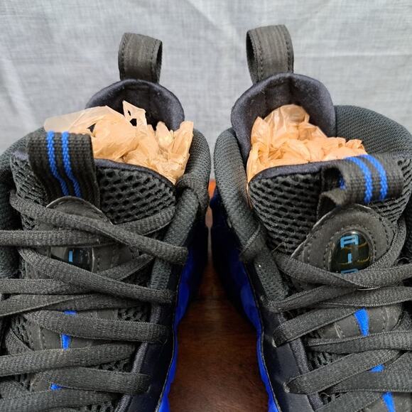 NIKE AIR FOAMPOSITE PRO USED SIZE 8.5 HYPER COBALT BLACK 624041 403 MEN - Picture 8 of 12